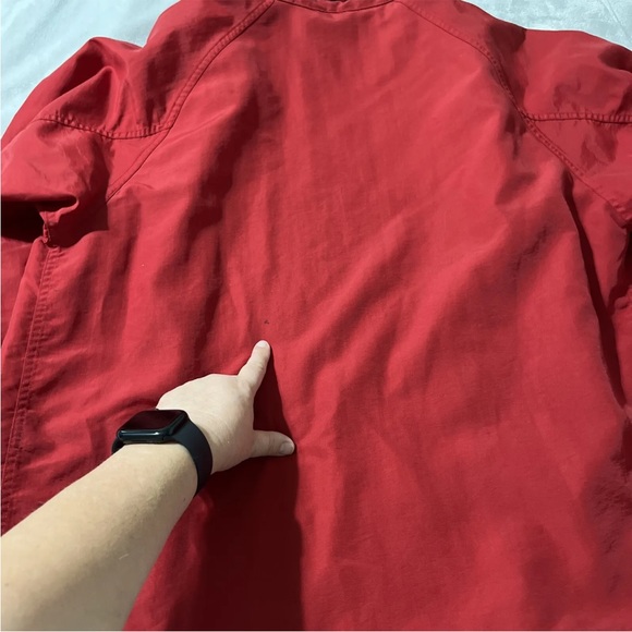 Structure Jacket Men's Medium Full Zip Nylon Windbreaker With In Collar Hood. - Picture 11 of 13